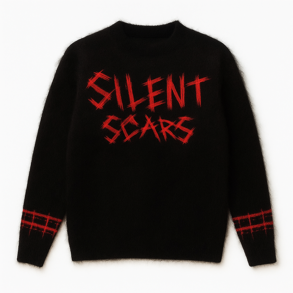 Silent Scars "Alone" Mohair Sweater