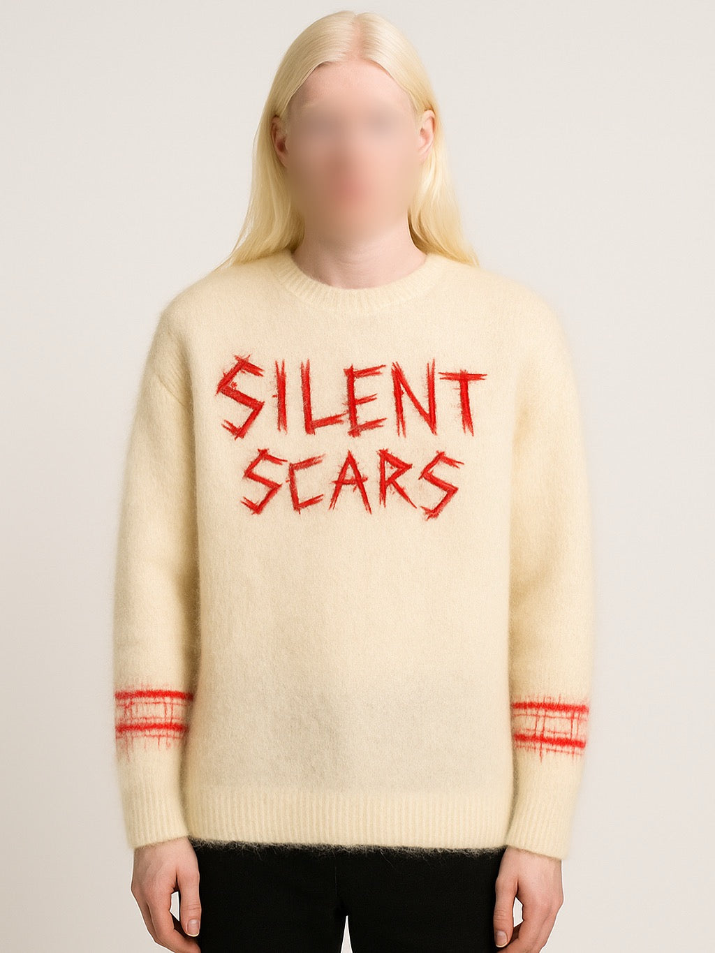 Silent Scars "Alone" Mohair Sweater (Copy)