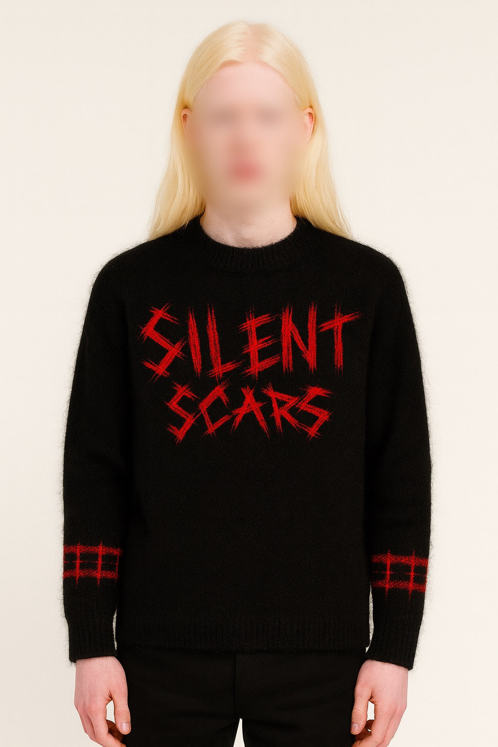 Silent Scars "Alone" Mohair Sweater