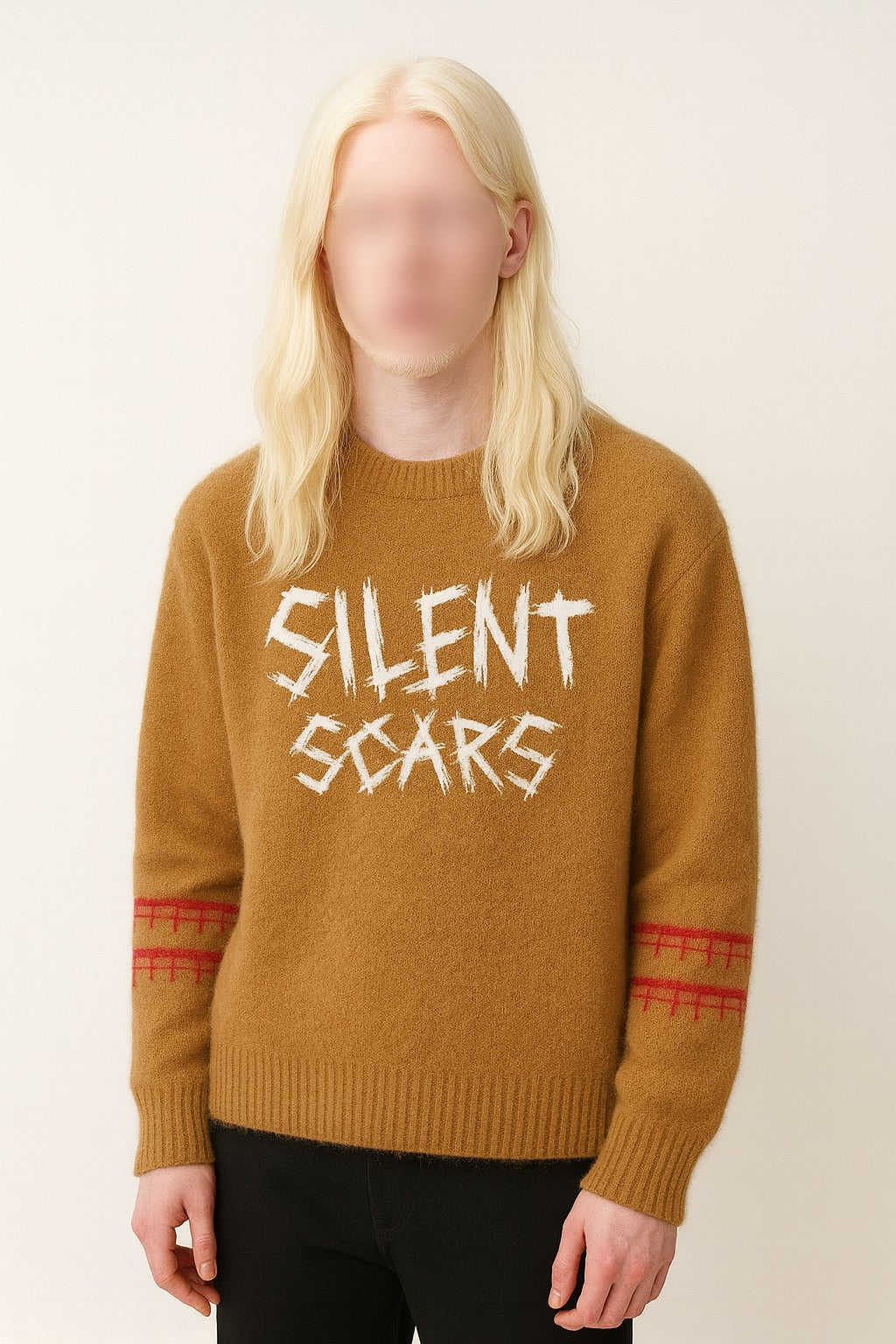 Silent Scars "Alone" Mohair Sweater